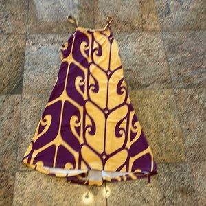 Hawaiian Print Dress